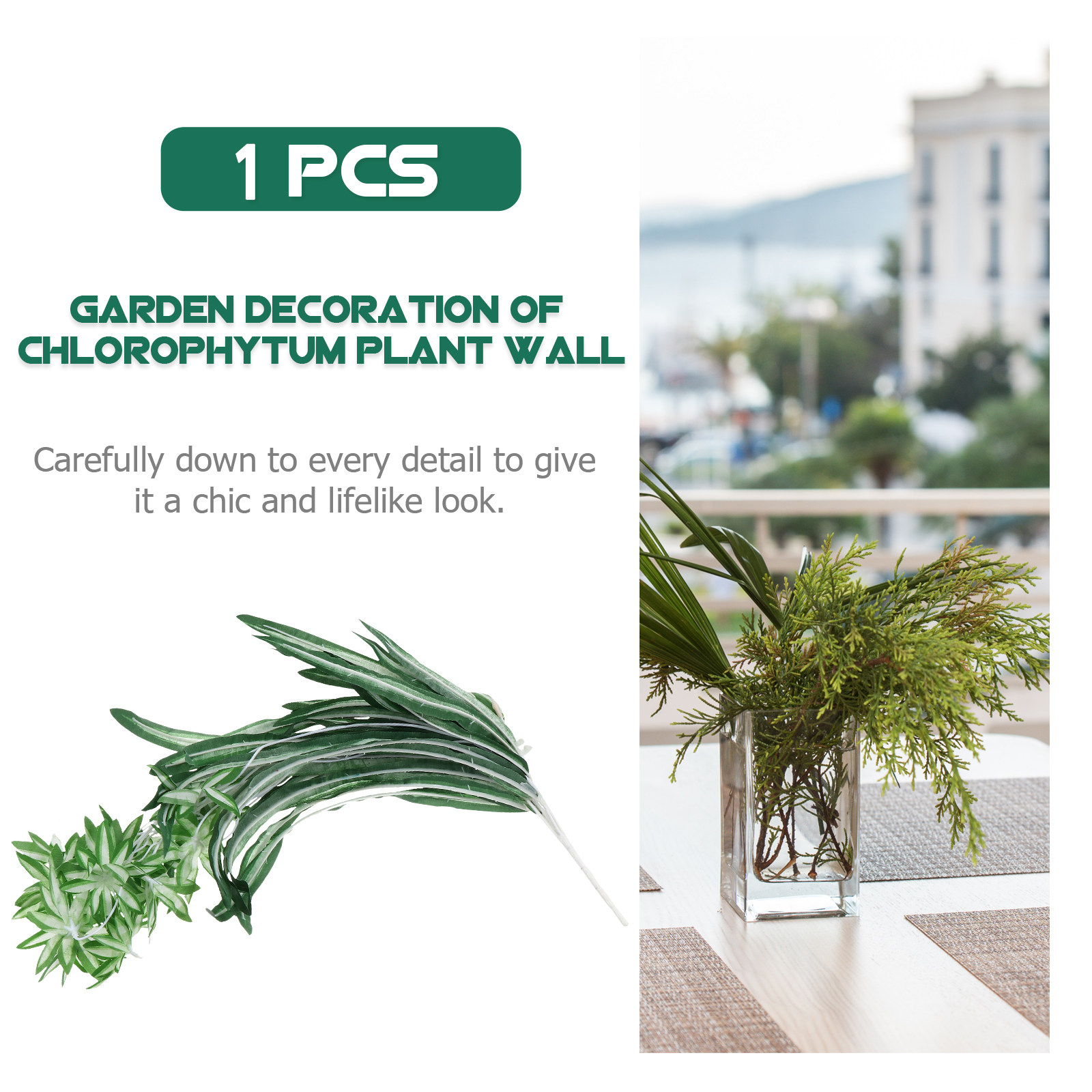 1Pcs Artificial Chlorophytum R - đánh giá và giá Spider Plant Hanging