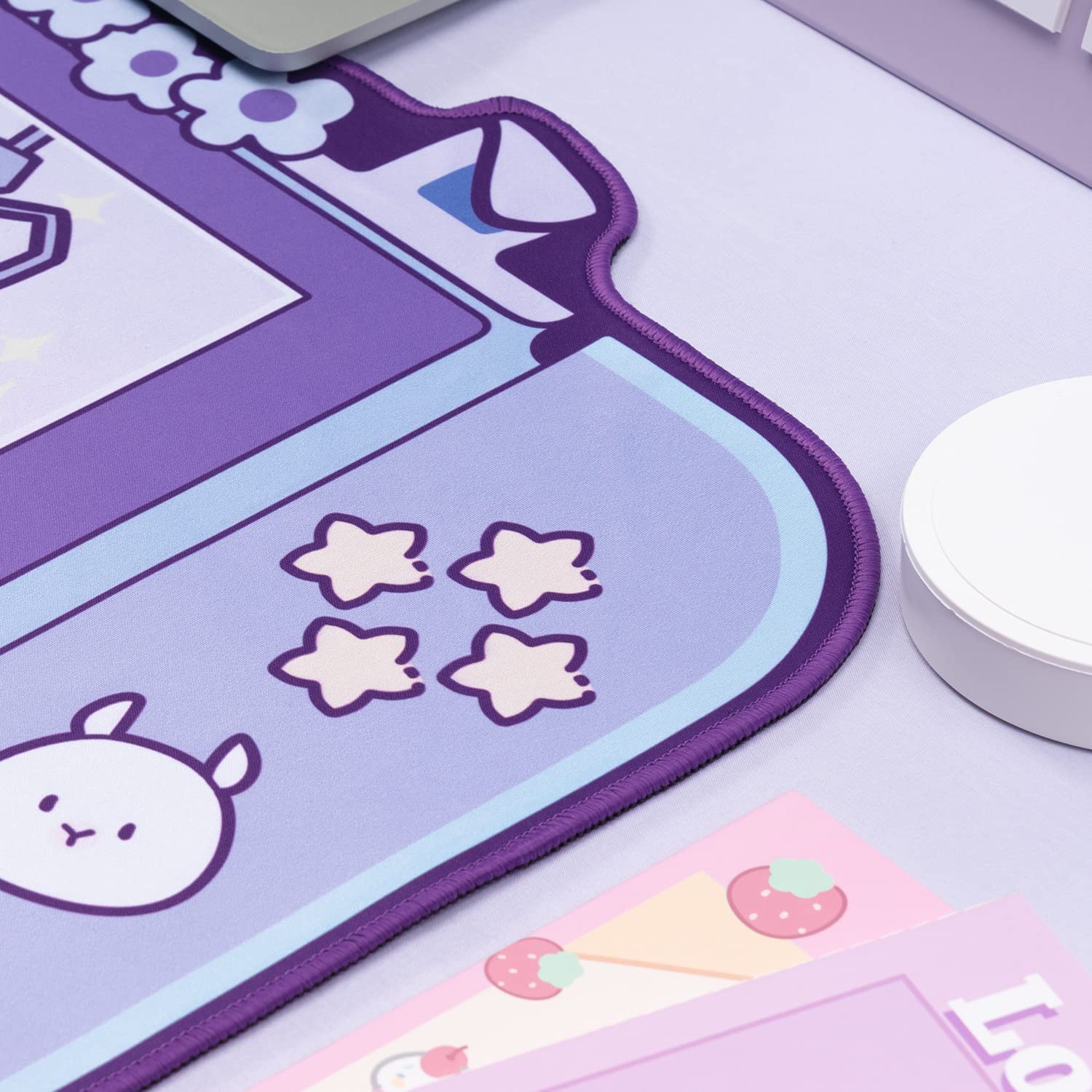 Large Kawaii Gaming Mouse Pad  - đánh giá và giá Tradescantia Purple